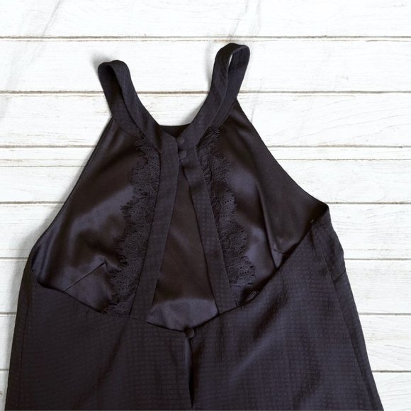 ASTR Black Racerback Lace Detail Sleeveless Dress - Picture 5 of 7